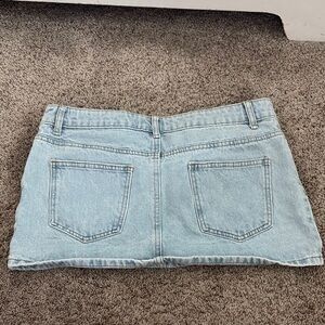 Denim Mini Skirt
